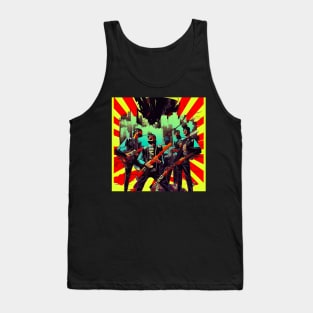 The Electro Mags Band - AI Art Tank Top